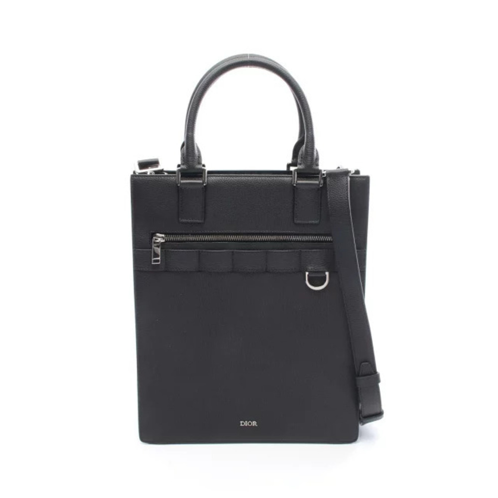 Dior Safari North South Tote Bag Leather Black